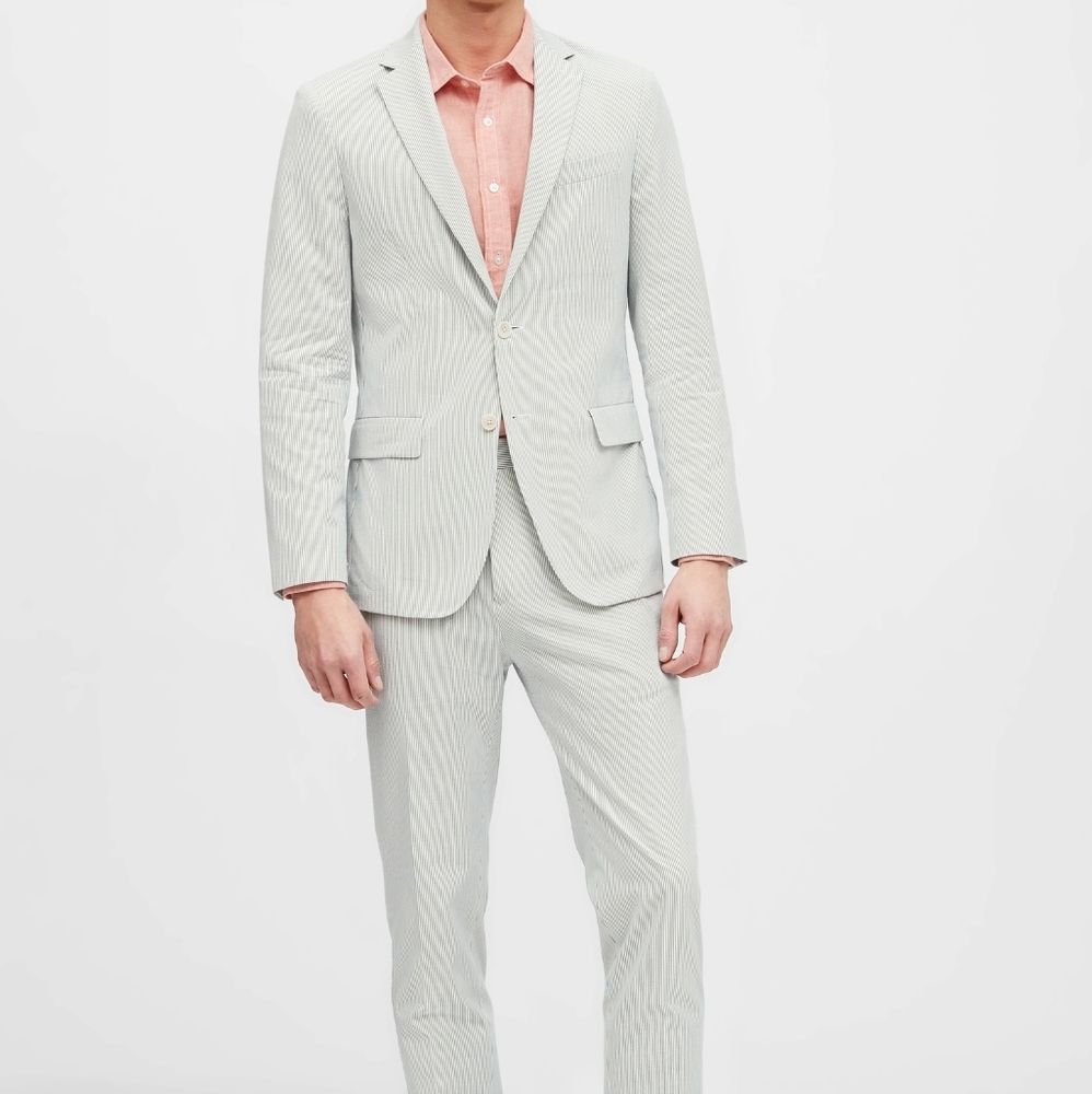 Banana Republic Men's 2Pc Unstructured Suit - Picture 1 of 2